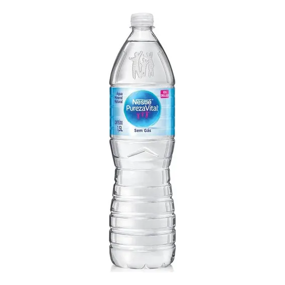 Ăgua mineral NestlĂ© Pureza Vital sem gĂĄs garrafa 1.5 L Foto 1