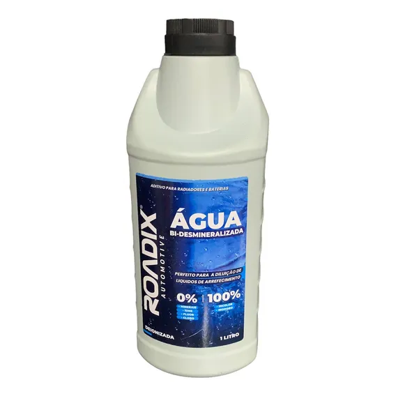 Água Para Radiadores E Baterias Bi-desmineralizada Roadix 1l Cor Branco Foto 1