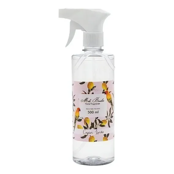 Água Perfumada De Tecidos Capim Limão Mels Brushes 500ml Foto 1