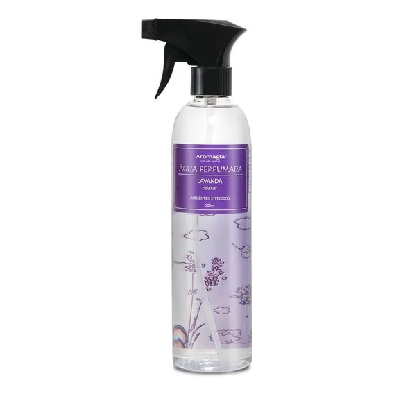 Água Perfumada Lavanda Aromagia 500ml Foto 1