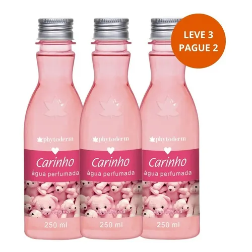 Água Perfumada Phytoderm Leve 3 Pague 2 Carinho 250ml Foto 1