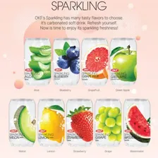 Agua Saborizada Sparkling Sabor Plum Ameixa Okf Coreia Foto mini  3
