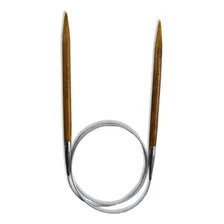 Agulha Circular Bambu Aço Circulo 80cm 5mm Foto mini  2