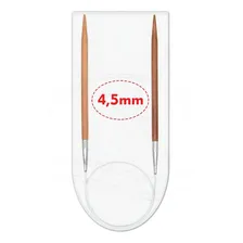 Agulha Circular De Bambu Círculo - 80cm 4,50mm Foto mini 1