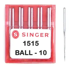 Agulha De Máquina Reta Industrial Singer Cabo Fino 1515 Cor Ponta Bola - 70/10 Foto mini 1