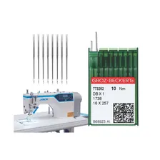 Agulha Maquina Reta Industrial Jack Cabo Fino Dbx1 1738 Dlx1 Cor 80/12 Foto mini 1