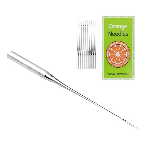 Agulha Orange Para Máquina Doméstica Hax1 Com 10 Unidades Foto 1