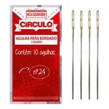 Agulha Para Bordado 2 Olhos Círculo Foto mini 1