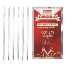 Agulha Para Bordado - CĂrculo - Com 10 Unidades [ N°22 Foto mini 2