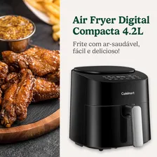 Air Fryer Digital 4,2 Litros Cuisinart 1300w Cor P Cor Preto Foto mini 4
