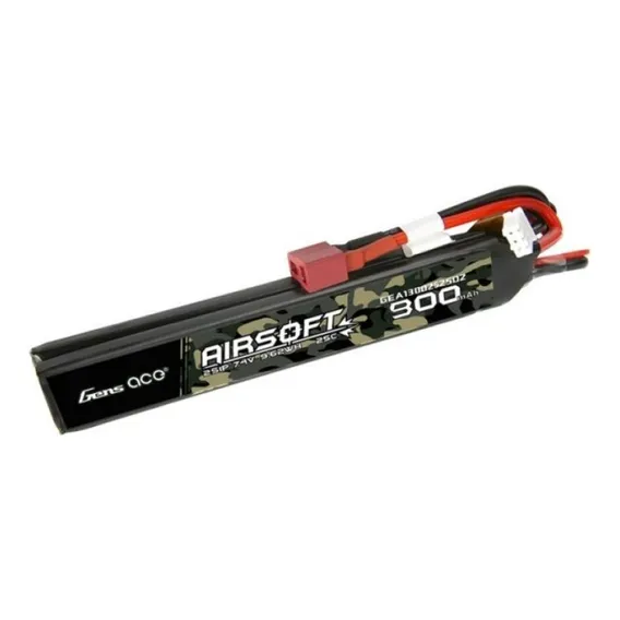 Airsoft Bateria Lipo 11.1 25c 900mah Deans Gens Ace Foto 1