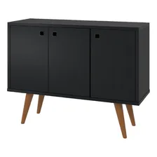 AJB arm谩rio de buffet m贸vel preto Foto mini 3
