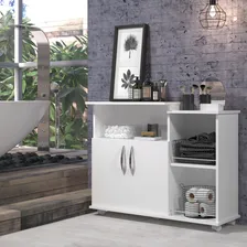 AJC fruteira chão 2 portas armário cozinha microondas água cor branco Foto mini  3