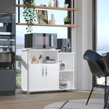 AJC fruteira chão 2 portas armário cozinha microondas água cor branco Foto mini  2