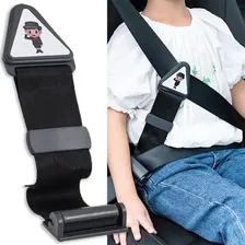 Ajustador Infantil Cinto Segurança Protetor Pescoço Criança Cor Preto Ajustador cinto Foto mini 2