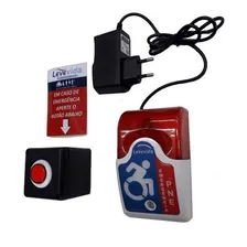 Alarme Audiovisual Para Banheiro Pne /pcd - Sem Fio Foto mini 1