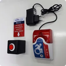 Alarme Audiovisual Para Banheiro Pne /pcd - Sem Fio Foto mini 3