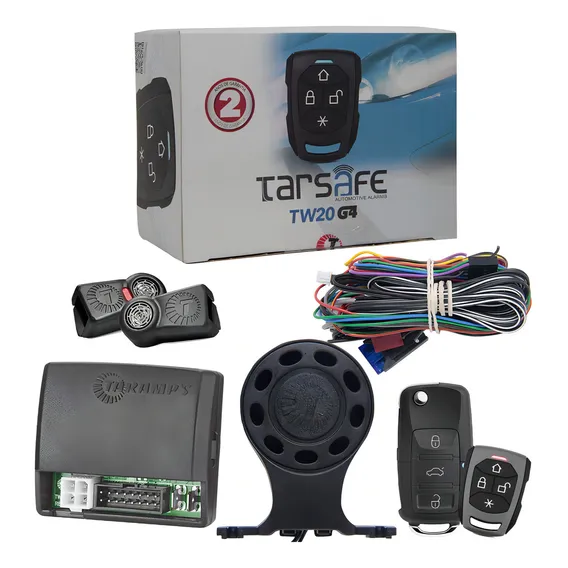Alarme Automotivo Taramps Tw20g4 Chave Canivete + Presença Foto 1