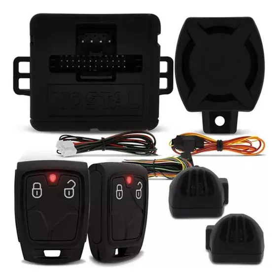 Alarme Automotivo Universal 2 Controle Sirene Kostal K150 Foto 1