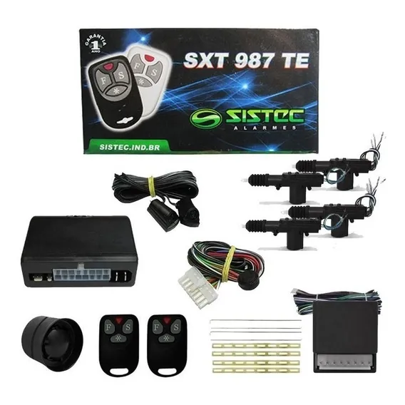 Alarme Automotivo Universal Dois Controles + Trava 4 Portas Foto 1
