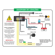 Alarme Bloqueador Por Afastamento Para Motos Sistec Sxt387 Foto mini 4