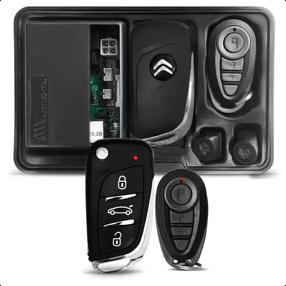 Alarme Carro Para Linha Citroen C4 Pallas Bloqueador+ Sirene Foto 1