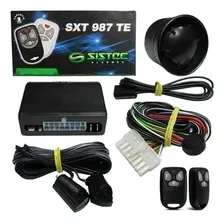 Alarme De Carro Sxt987 Universal Com Bloqueio + Kit Trava 4p Foto mini 2