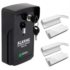 Alarme Indicador Portão Porta Aberta + 2 Sensor Magnético Foto mini 1