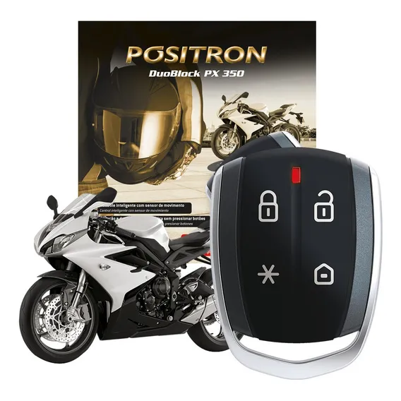 Alarme Moto Universal Positron Duoblock Px G8 350 Presença Foto 1