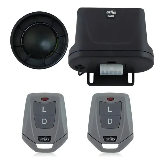 Alarme Para Moto Universal Fks Ma400 C/ Controle Presença Foto 1