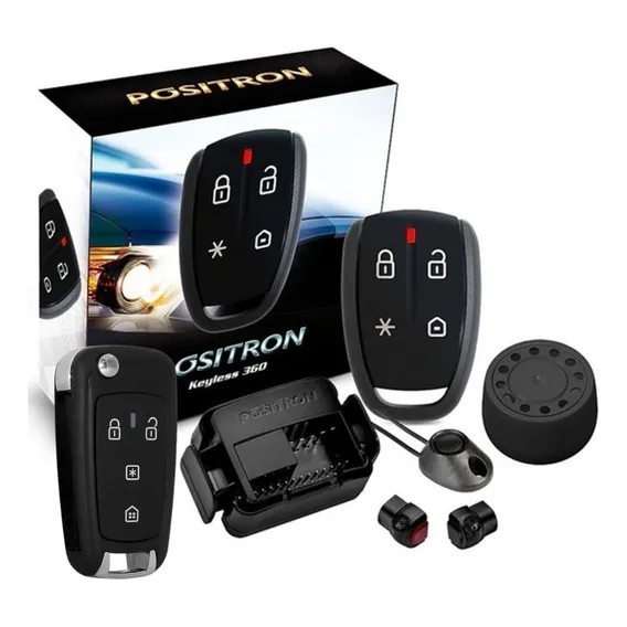 Alarme Positron Keyless Kl360 + Chave Canivete Positron Px80 Foto 1
