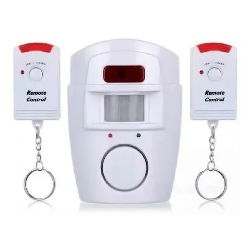 Alarme Sensor Movimento Sem Fio Residencial Sirene Detector Foto 1