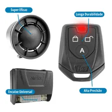 Alarme Universal Com 2 Controles+anti-furto Fk902 Af Fks Foto mini 4