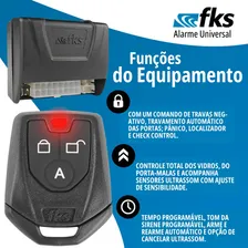 Alarme Universal Com 2 Controles+anti-furto Fk902 Af Fks Foto mini 3