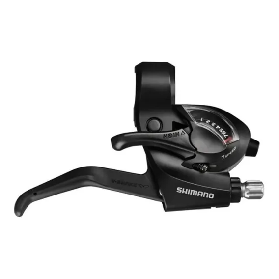 Alavanca Cambio E Freio Shimano Tourney St - Ef41 7v Direito Foto 1