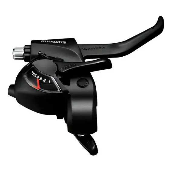 Alavanca De Cambio/freio Shimano Tourney St-ef41 7v Dir Pto Foto 1