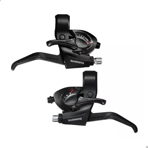 Alavanca De Marcha E Freio Shimano Ez-fire 21v Ef-41 Sh Bike Foto 1