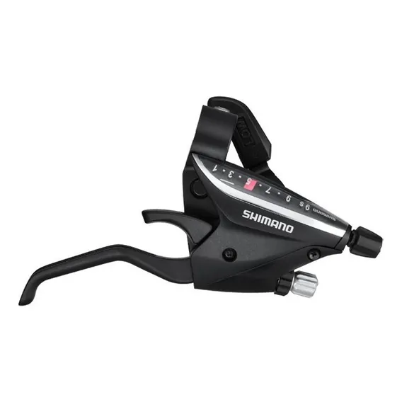 Alavanca Ez Fire Traseira Shimano Ef-65 9 V Somente Direito Cor Preto Foto 1