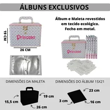 Álbum Box Luxo Princesa Menina Flor Rosa 200 Fotos 15x21 Foto mini 4
