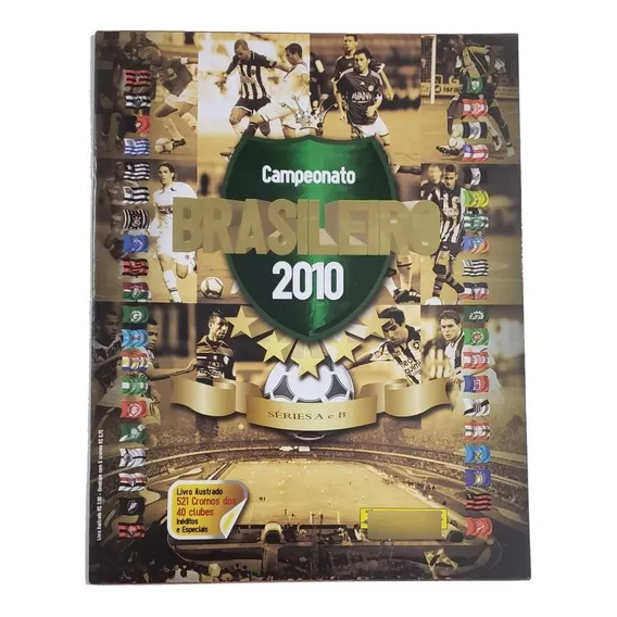 Álbum Campeonato Brasileiro 2010 Completo P Colar Foto 1
