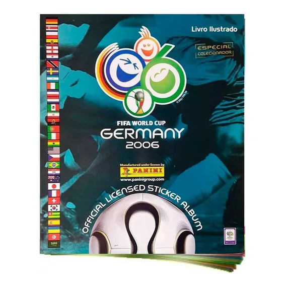 Álbum Completo Copa Do Mundo 2006 Oficial Panini Foto 1