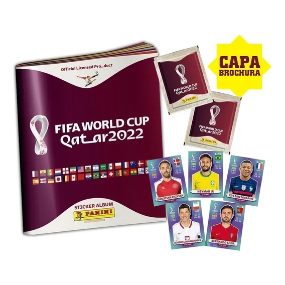 Album Copa Do Mundo 2022 Panini Capa Mole Pronta Foto 1