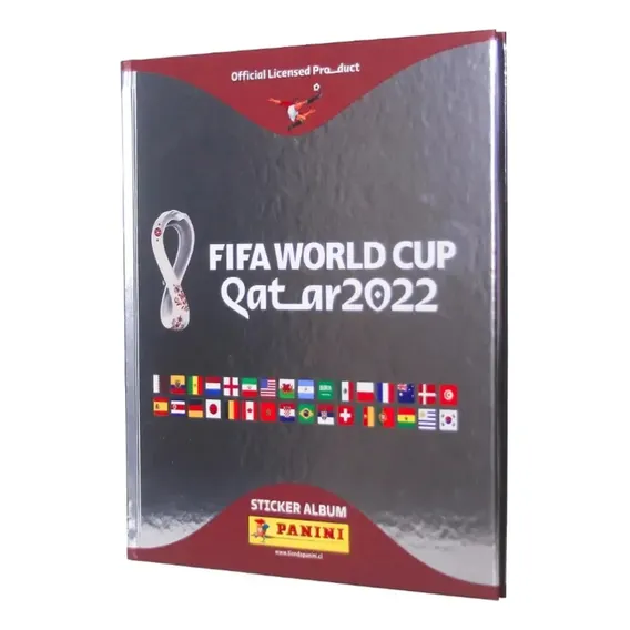 Álbum Copa Do Mundo Qatar 2022 Panini Prata Capa Dura Foto 1