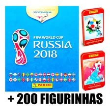 Album Copa Do Mundo Russia 2018 Com 200 Figurinhas + 2 Latas Foto  mini 1