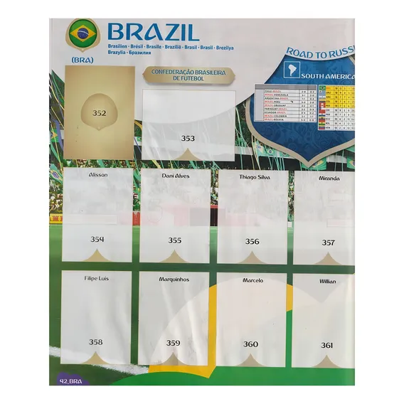 Álbum Copa Do Mundo Rússia 2018 Vazio Foto 1