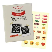 Álbum De Fotos 500 Fotos Namorados 10x15 + Adesivos - 10009 Foto  mini 1