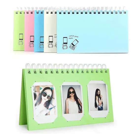 Álbum De Fotos Caiul 60 Fotos Album Fotos Instax Mini - Verde Foto 1