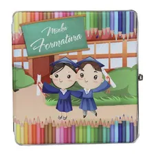 Álbum De Fotos Formatura Infantil Escola Com Estojo 20x25 Foto mini  3