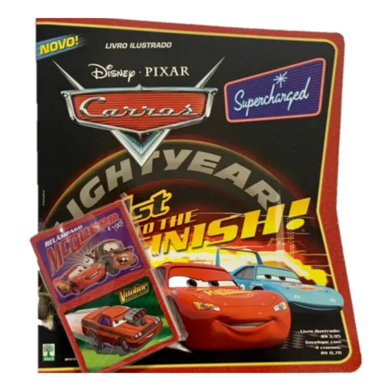Álbum Disney Pixar Carros - Completo Para Colar Foto 1
