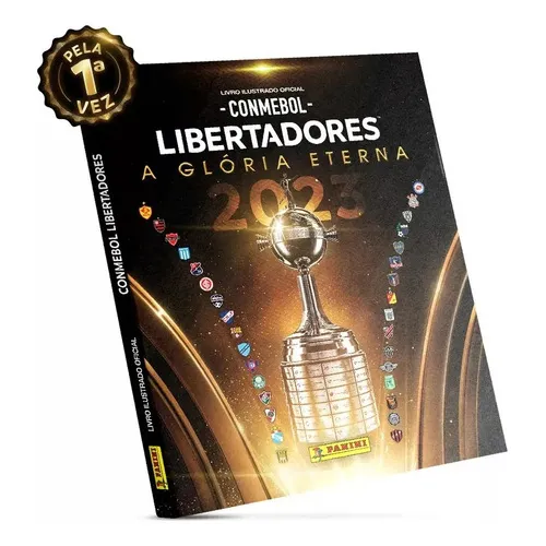 Álbum Figurinha Libertadores 23 Completo P/ Colar Fluminense capa mole Panini Foto 1